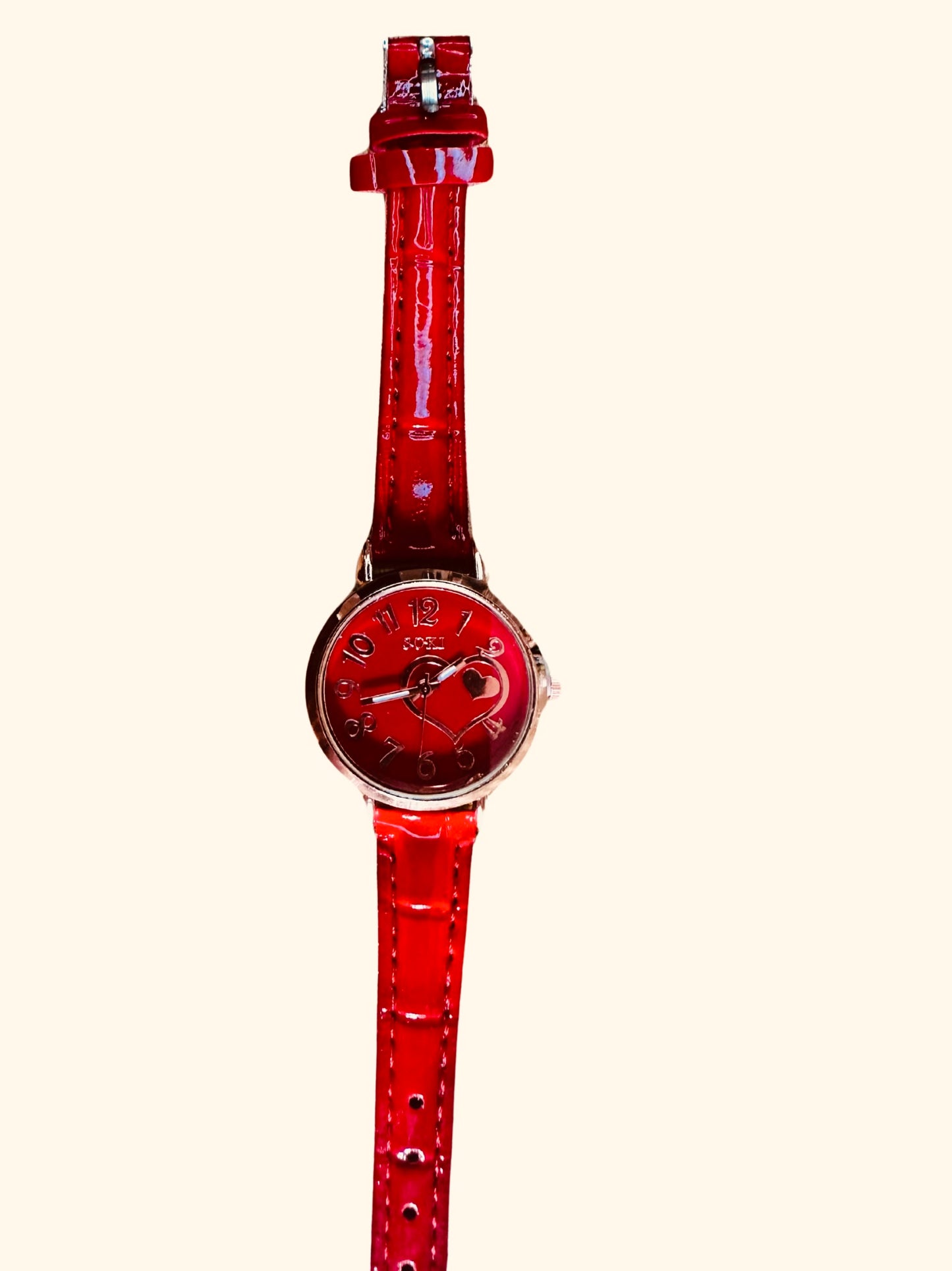 Montre rouge