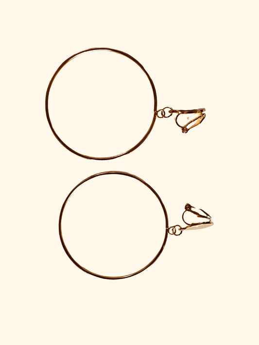 Boucles d’oreilles anneaux à clip