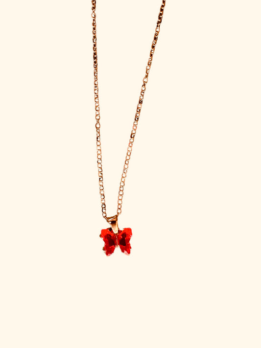 Collier pendentif, papillon