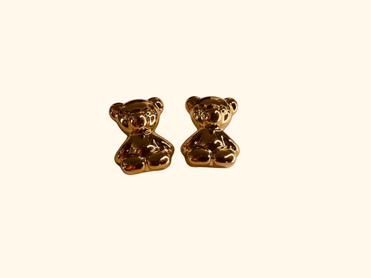 Boucles d’oreilles ourson