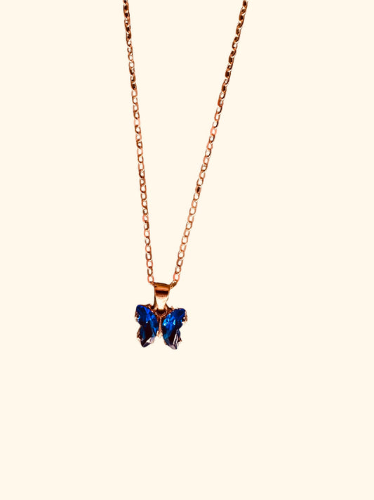 Collier pendentif, papillon