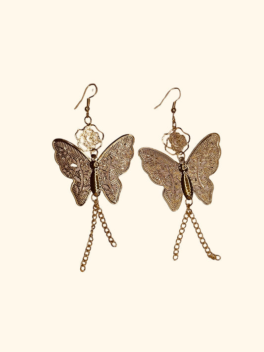 Boucles d’oreilles papillon