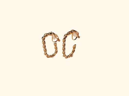 Boucles d’oreilles chic à clip