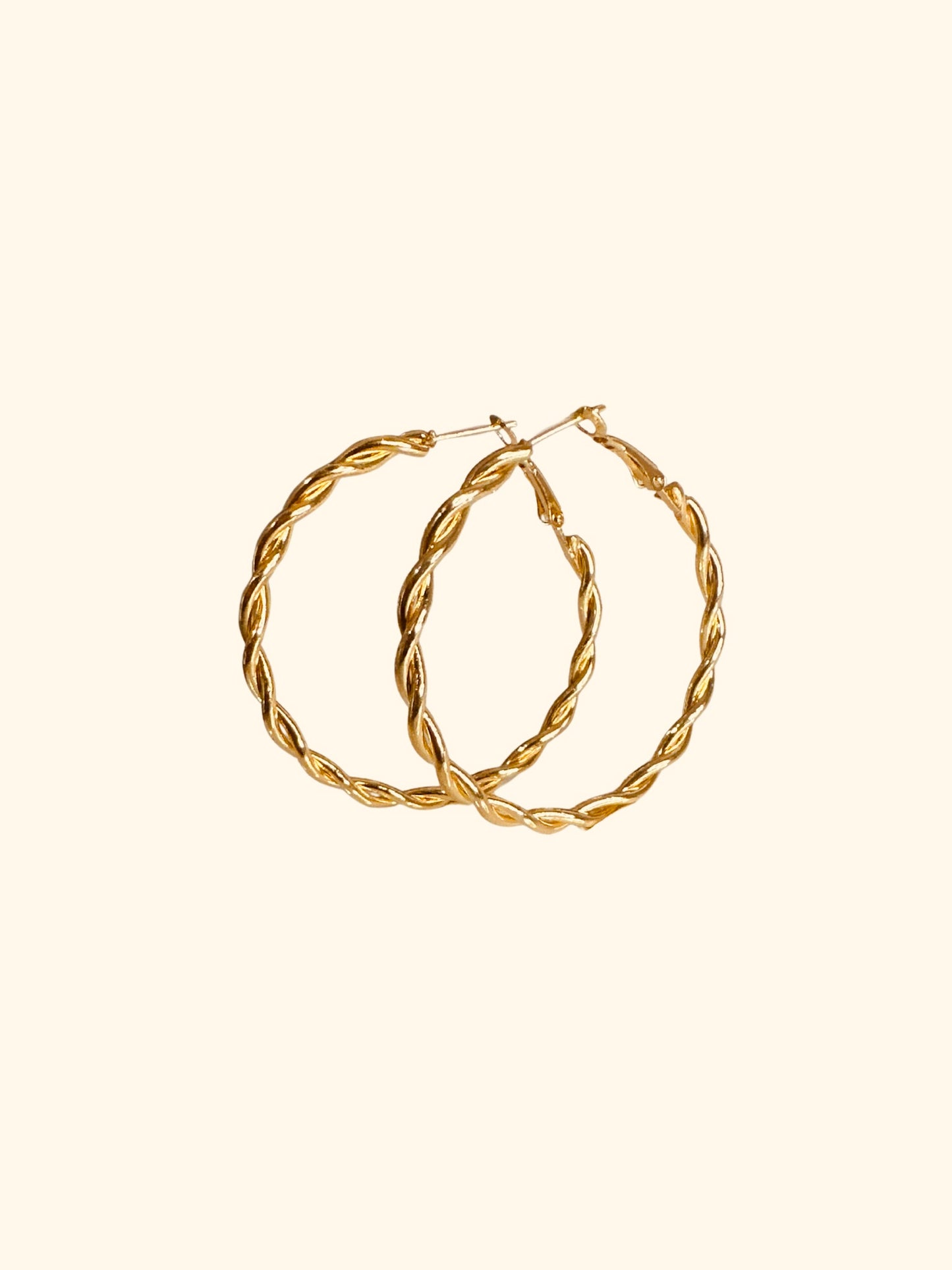 Boucles d’oreilles effet tourbillon
