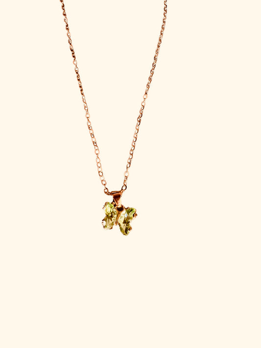 Collier pendentif, papillon